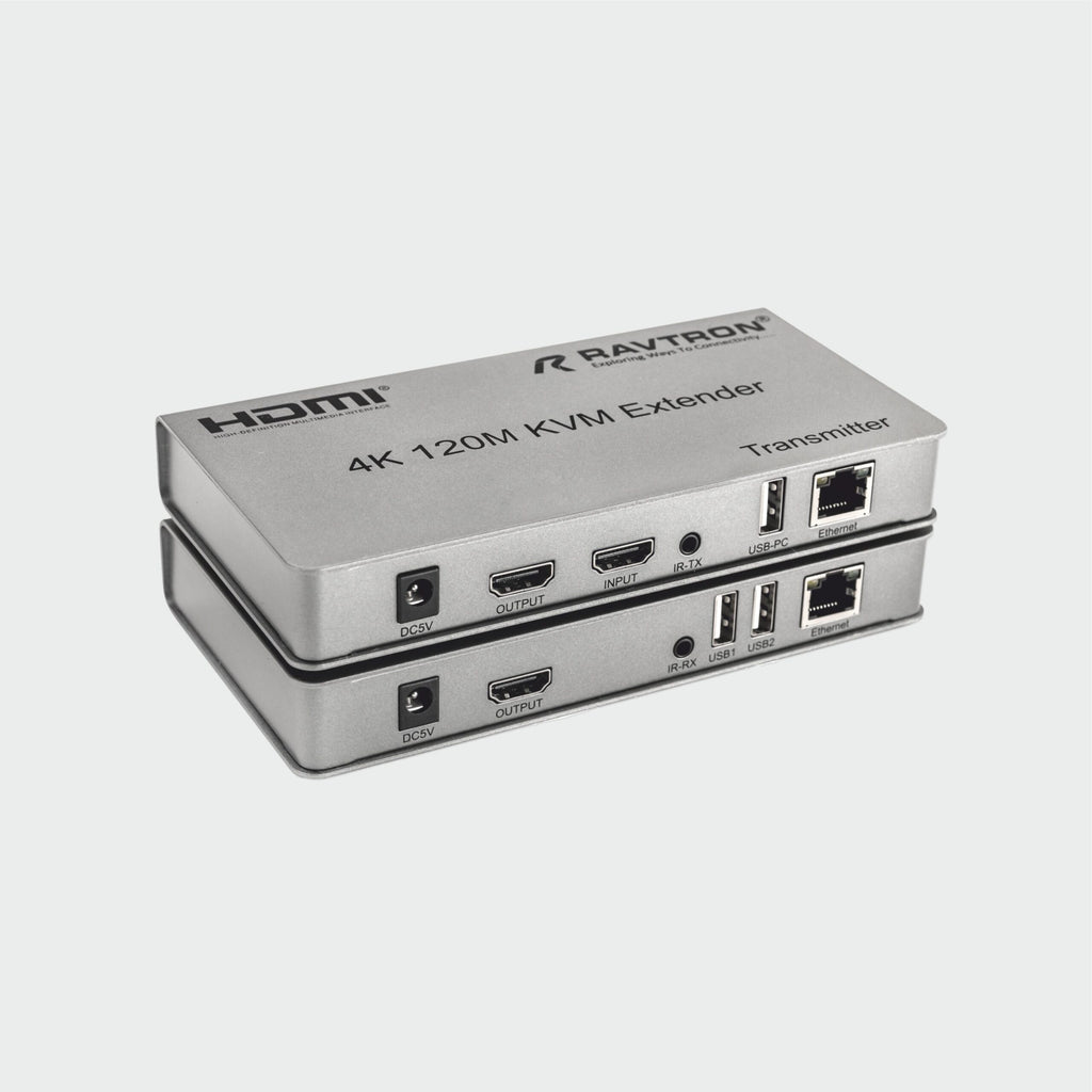 Ravtron HDMI Extender KVM 120 Meter 4K