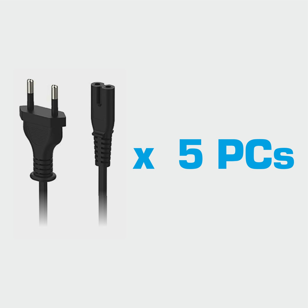 Ravtron 2 PIN POWER CORD (Pack of 5 Pcs)