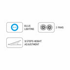 Ravtron Laptop Stand with Mobile holder (TRIVO 1)