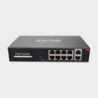Ravtron 8-Port + 2 Uplink 10/100M PoE Switch