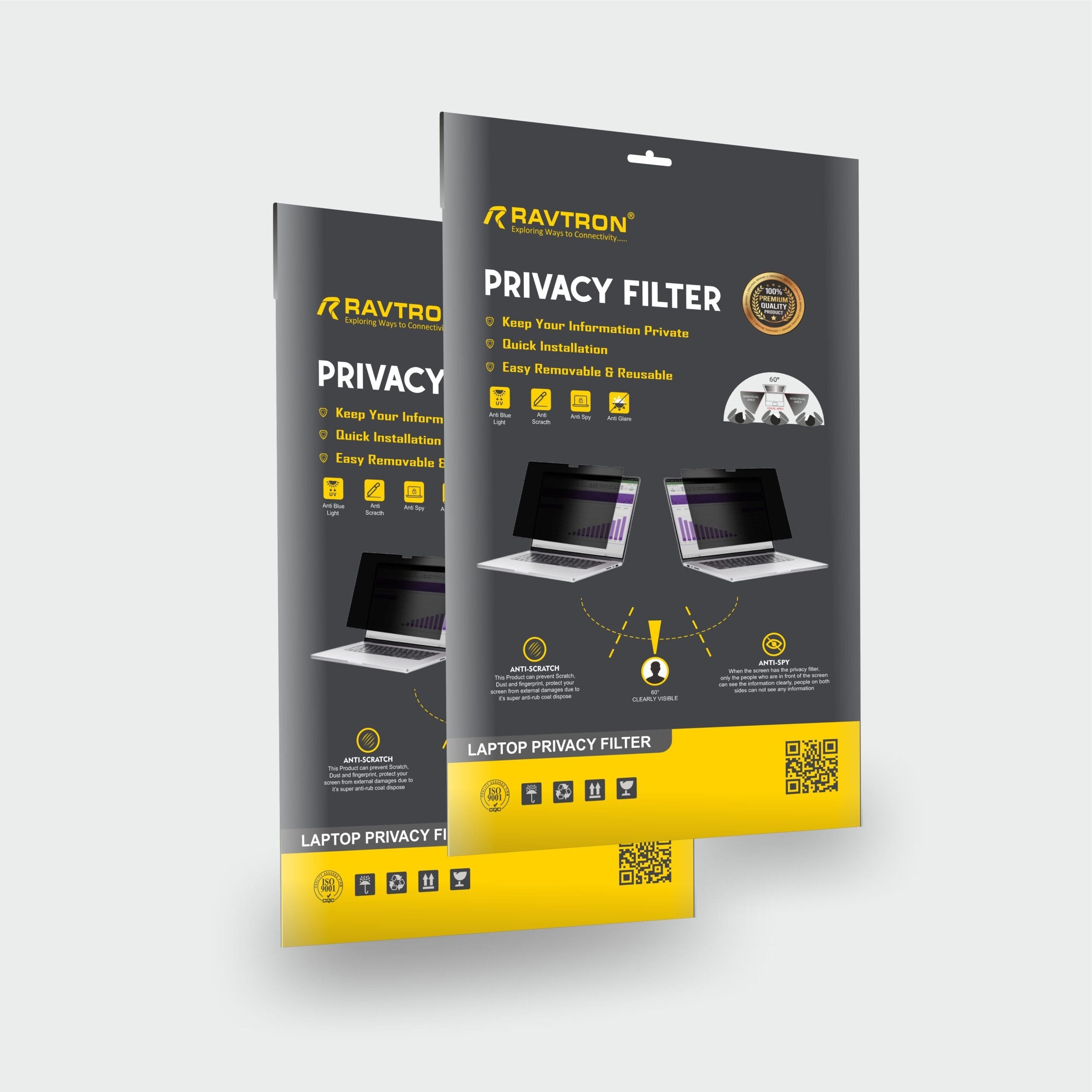 Ravtron Universal Privacy Filter For Laptops