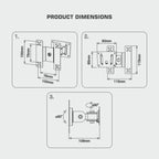 Ravtron Monitor Tilt Wall Mount 14″ – 29″ (R-MT1429-P360)