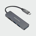 Ravtron Type C to 3 x USB 3.0 + Card Reader + Type C PD