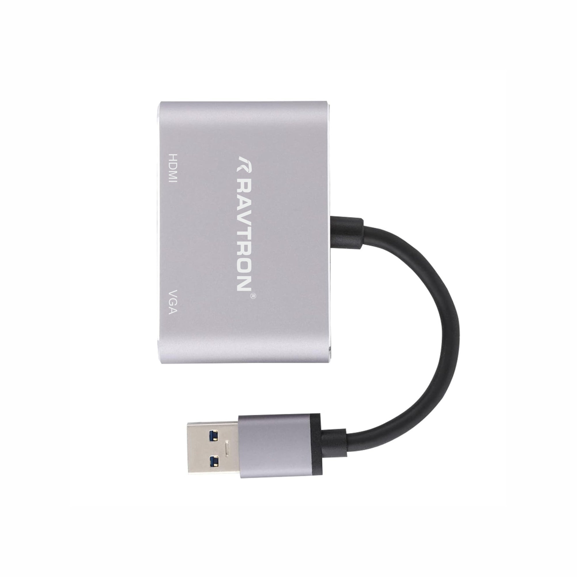 Ravtron USB 3.0 to HDMI & VGA Metal