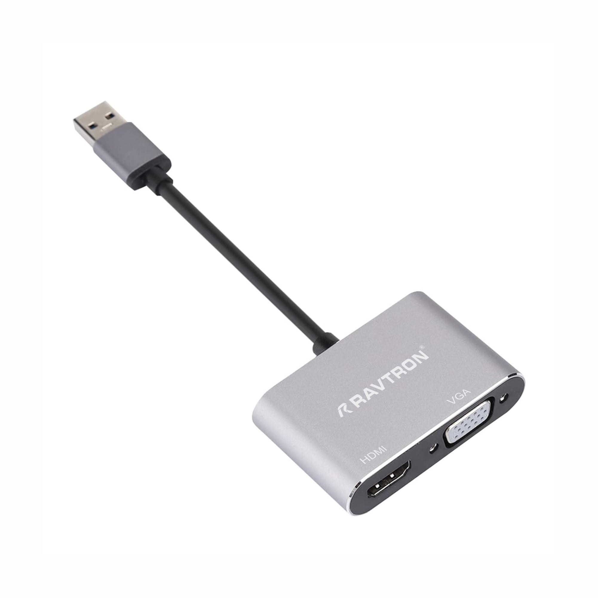 Ravtron USB 3.0 to HDMI & VGA Metal