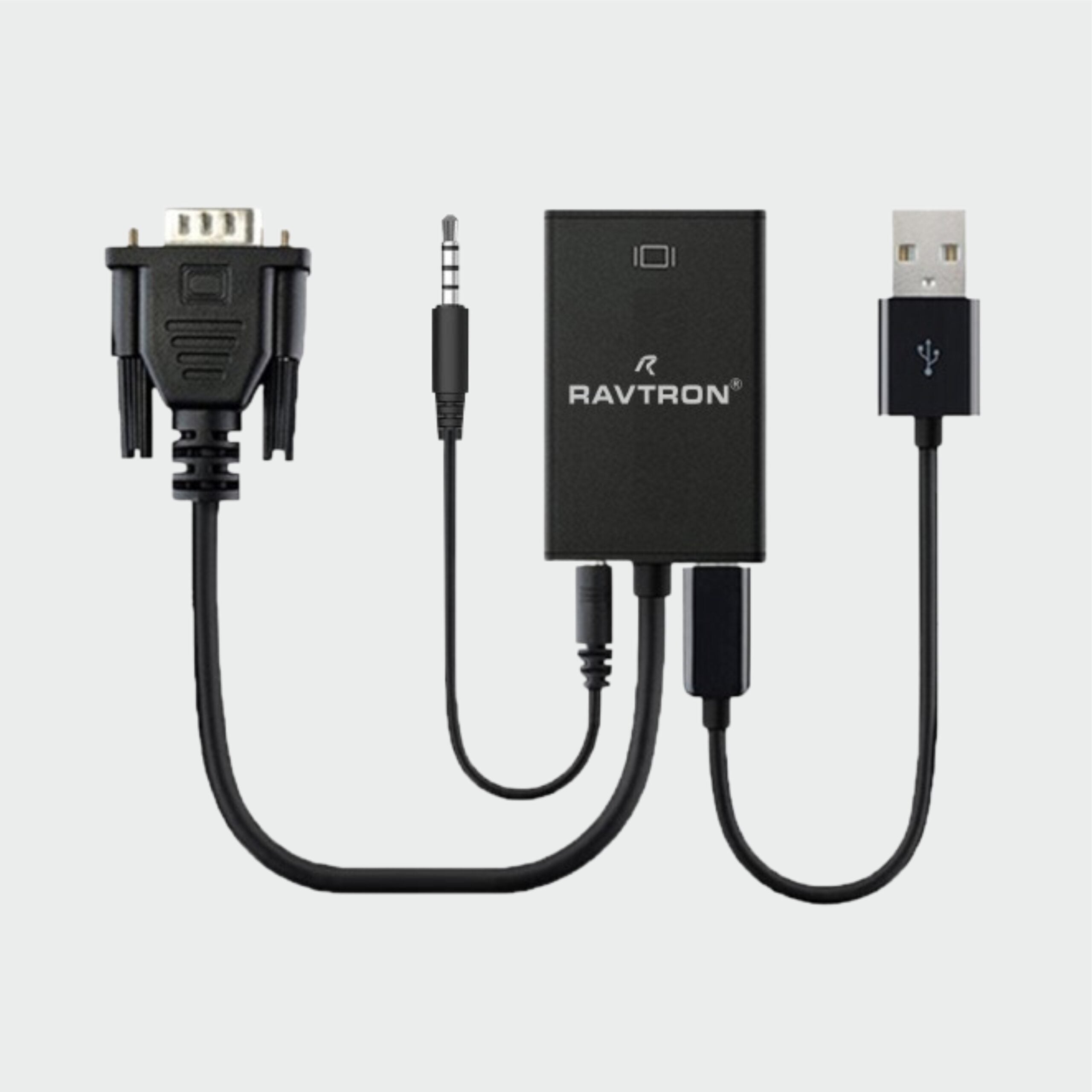Ravtron VGA to HDMI with Audio & Power