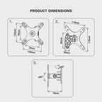 Ravtron Monitor Tilt Wall Mount 14″ – 32″ (R-MT1429)