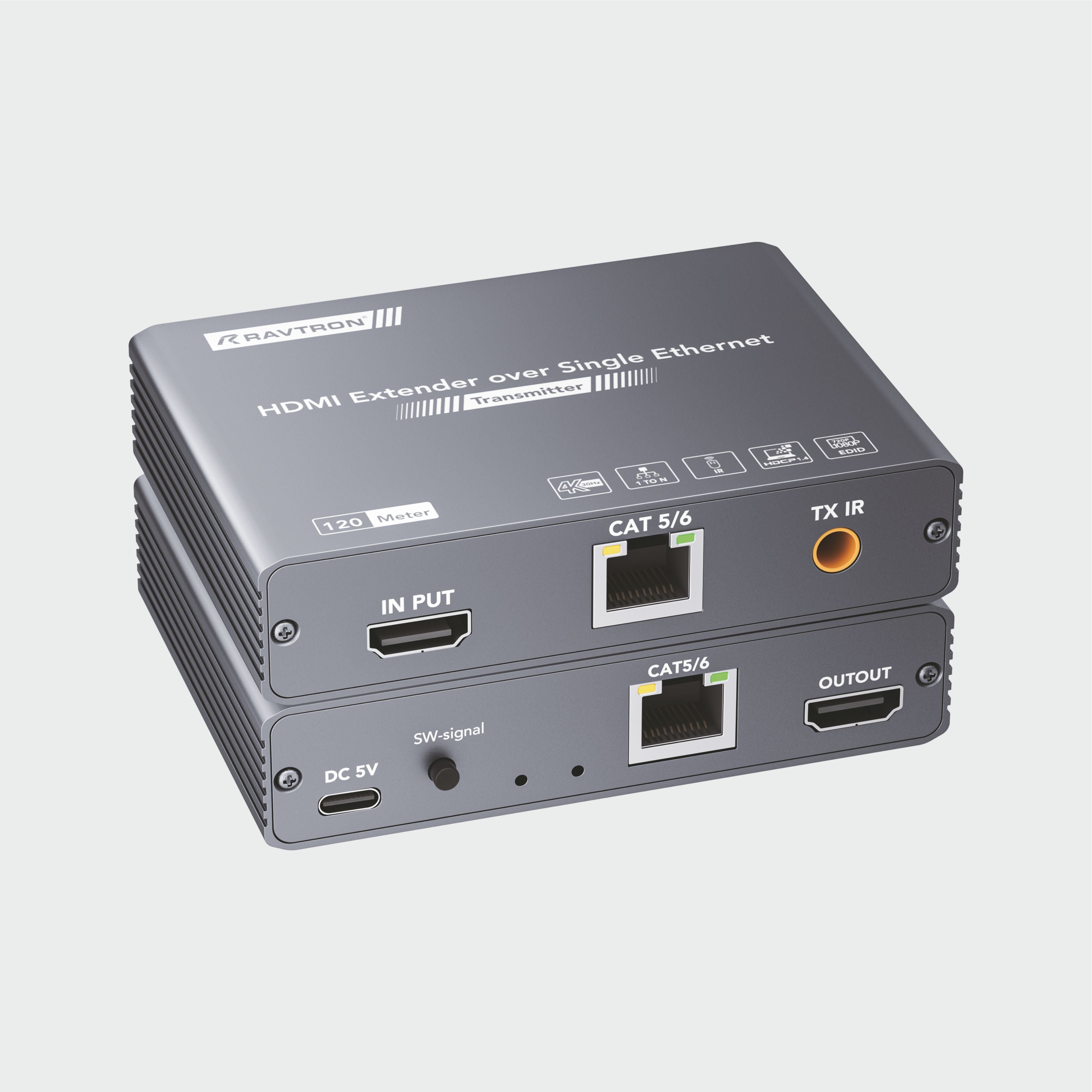 Ravtron HDMI Extender 120 Meter 4K