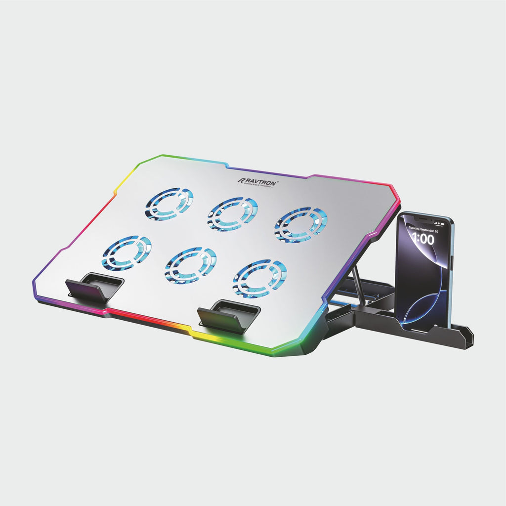 Ravtron Laptop Stand with Mobile holder (TRIVO 3)